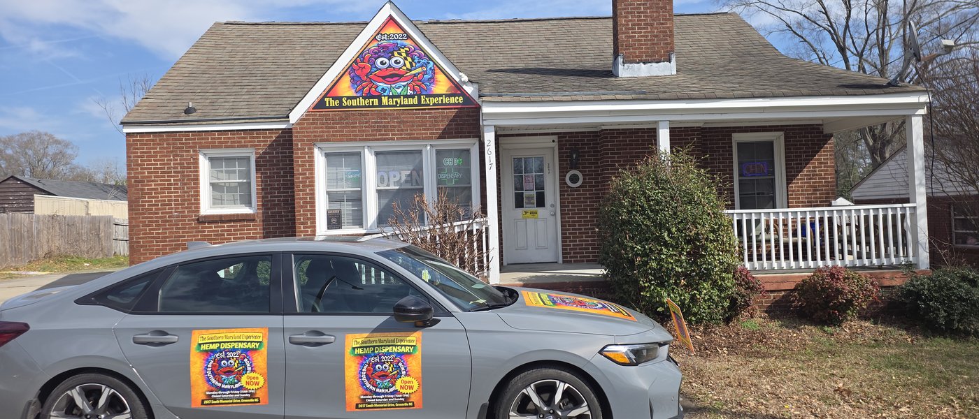 Our shop with car out front